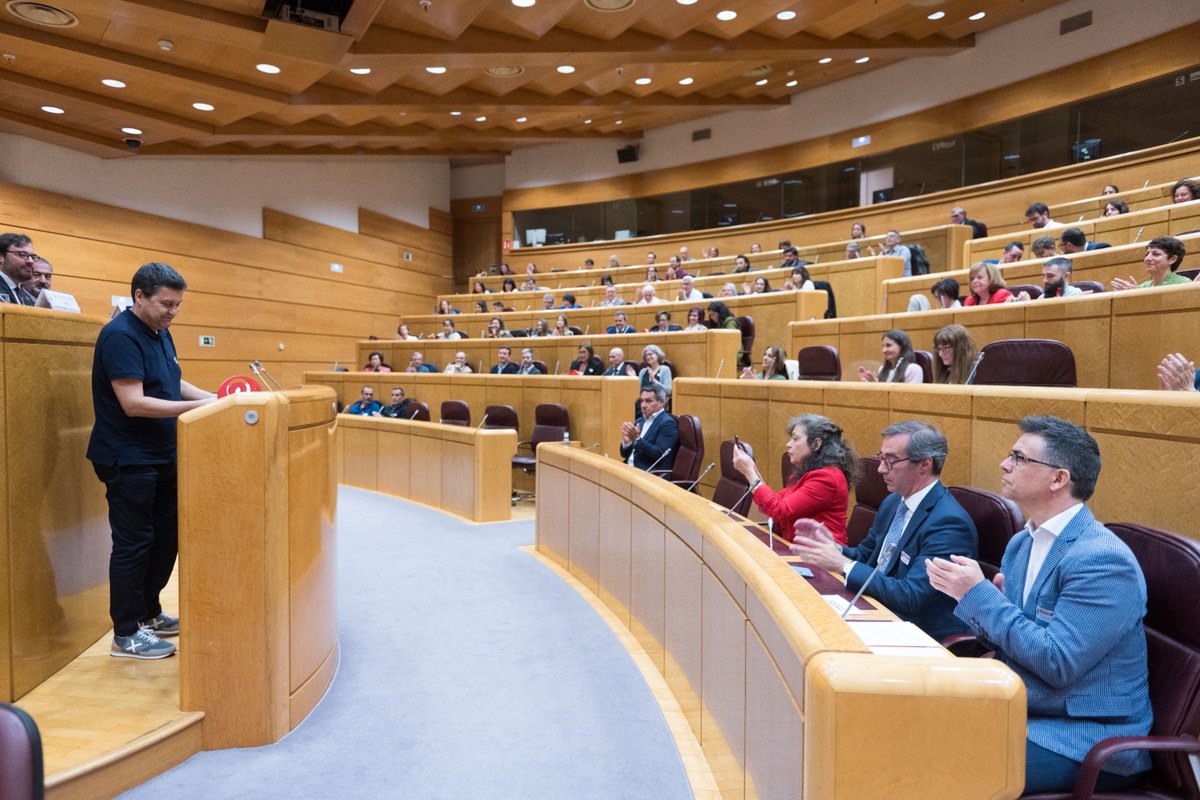 Intervención de Zoca.es ante los asistentes en el Senado