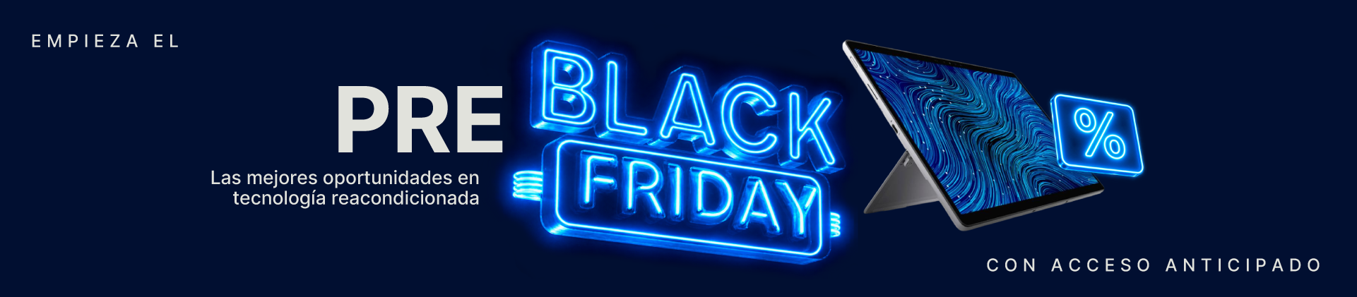 Pre Black Friday 2026 Zoca — Las mejores oportunidades en tecnología reacondicionada con acceso anticipado