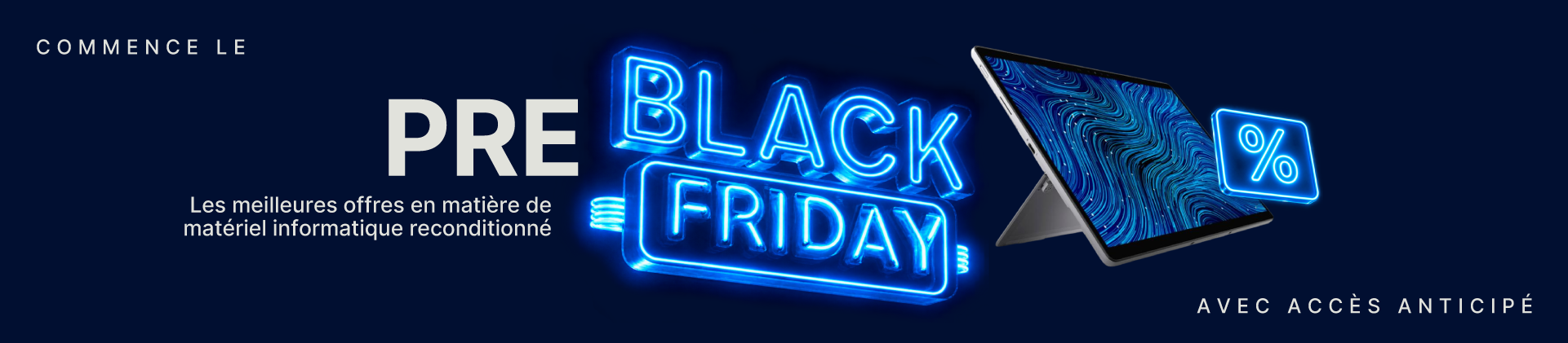 Pre Black Friday 2026 Zoca — Les meilleures offres en matière de matériel informatique reconditionné avec accès anticipé