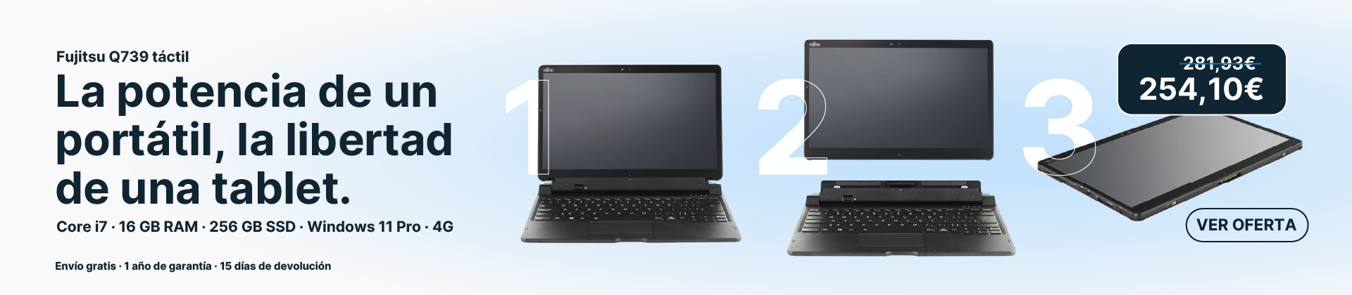 Fujitsu Q739 reacondicionado
