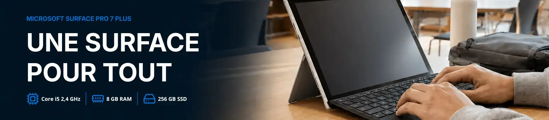Microsoft Surface Pro 7 Plus reconditionnée