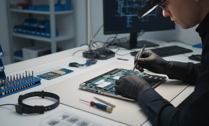 proceso de refurbishing portátil