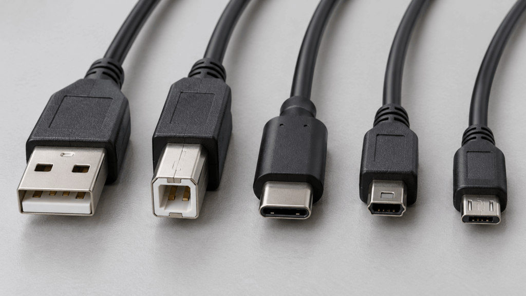 Tipos de USB y diferencias entre USB-A, USB-C y Thunderbolt