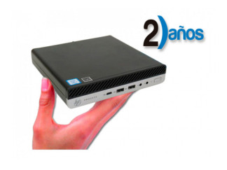 HP EliteDesk 800 G3 Mini Barebone USDT | Reacondicionado | Core i5 2.5GHz | 8 GB RAM | - Sin disco -