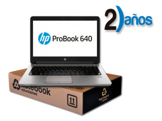 HP ProBook 640 G2 14'' Reacondicionado | Core i5 2.4GHz | 8 GB RAM | 250 GB SSD 1920x1080
