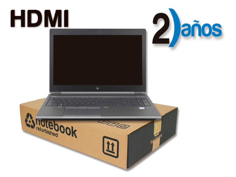 HP Zbook 15 G6 WorkStation 15.6” | Recondicionado | Core i7 2.6GHz | 16 GB RAM | 512 GB SSD M2 1920×1080