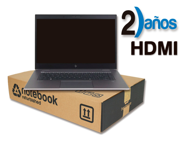 HP Zbook Studio G5 15.6” | Reacondicionado | Core i7 2.6GHz | 16 GB RAM | 256 GB SSD M2 1920×1080