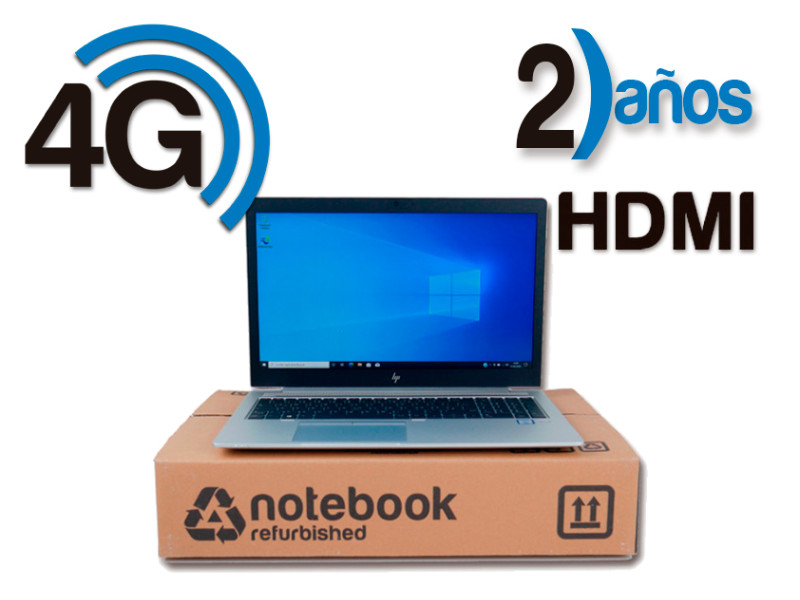 HP EliteBook 850 G5 15.6” | Recondicionado | Core i5 1.7GHz | 16 GB RAM | 256 GB SSD M2 1366×768