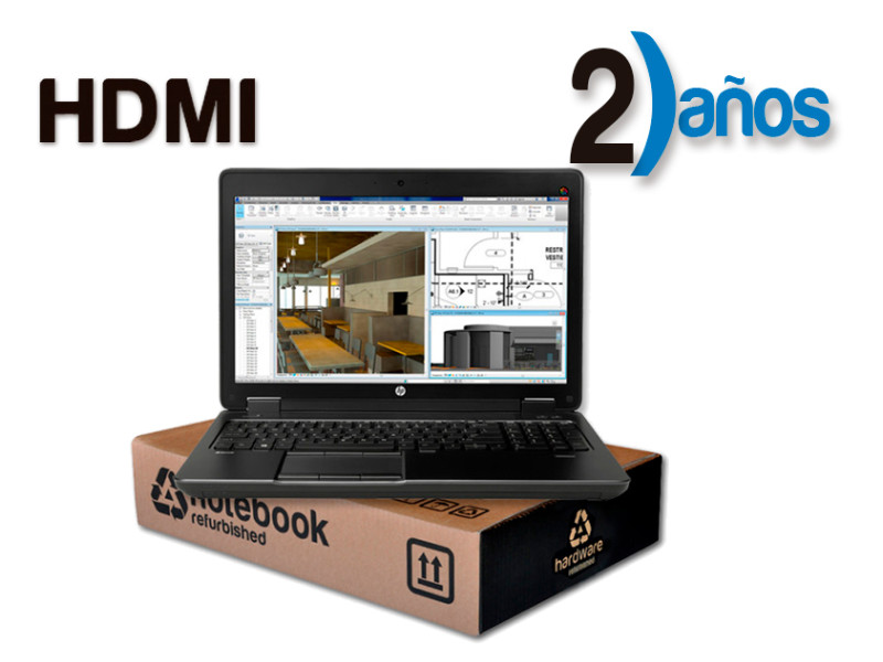HP ZBook 15 G3 WorkStation 15.6” | Recondicionado | Core i7 2.7GHz | 32 GB RAM | 256 GB SSD M2 1920×1080