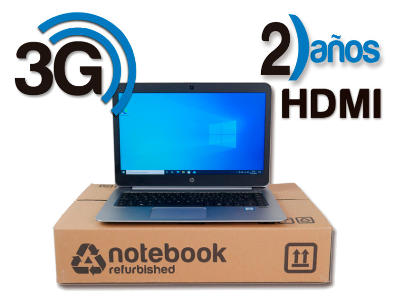 HP Folio 1040 G3 14” | Reacondicionado | Core i5 2.4GHz | 8 GB RAM | 256 GB SSD M2 1920×1080