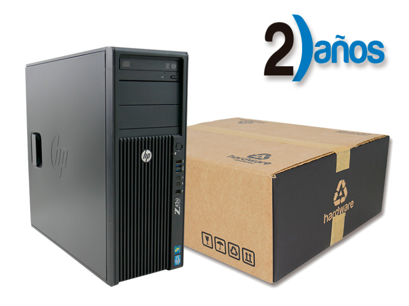 HP WorkStation Z420 Torre | Recondicionado | Xeon Quad Core 3.6GHz | 32 GB RAM | 256 GB SSD