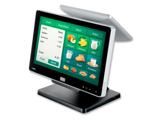 Wincor Nixdorf BEETLE /iPOS Plus Doble Visor 15'' AIO | Ricondizionato | Core i5 2GHz | 8 GB RAM | 120 GB SSD