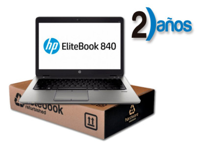 HP EliteBook 840 G3-Batería Nueva 14'' | Reacondicionado | Core i5 2.4GHz | 8 GB RAM | 256 GB SSD M2 1920x1080
